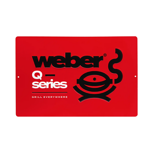 Limited Edition Weber Q Series Metal Sign