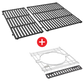 WEBER CRAFTED Porcelain-Enameled Cast-Iron Cooking Grates & Frame Kit - GENESIS 300 series