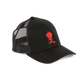 Red Kettle Hat - Black
