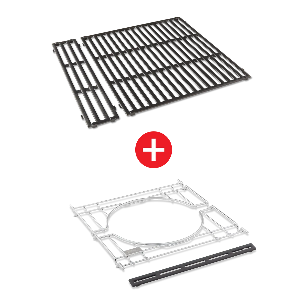 WEBER CRAFTED Porcelain-Enameled Cast-Iron Cooking Grates & Frame Kit – SPIRIT 200 series
