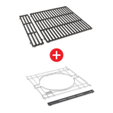 WEBER CRAFTED Porcelain-Enameled Cast-Iron Cooking Grates & Frame Kit – SPIRIT 200 series