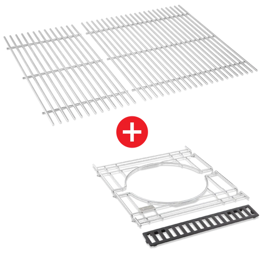 WEBER CRAFTED Stainless Steel Cooking Grates & Frame Kit - GENESIS 300 series