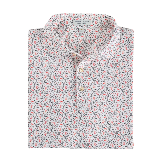 Weber x Peter Millar Polo - Red