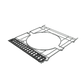 WEBER CRAFTED Porcelain-Enameled Cast-Iron Cooking Grates & Frame Kit - GENESIS 400 series