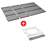 WEBER CRAFTED Porcelain-Enameled Cast-Iron Cooking Grates & Frame Kit - GENESIS 400 series