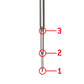 Premium Wired Food Probe (Triple Sensor)